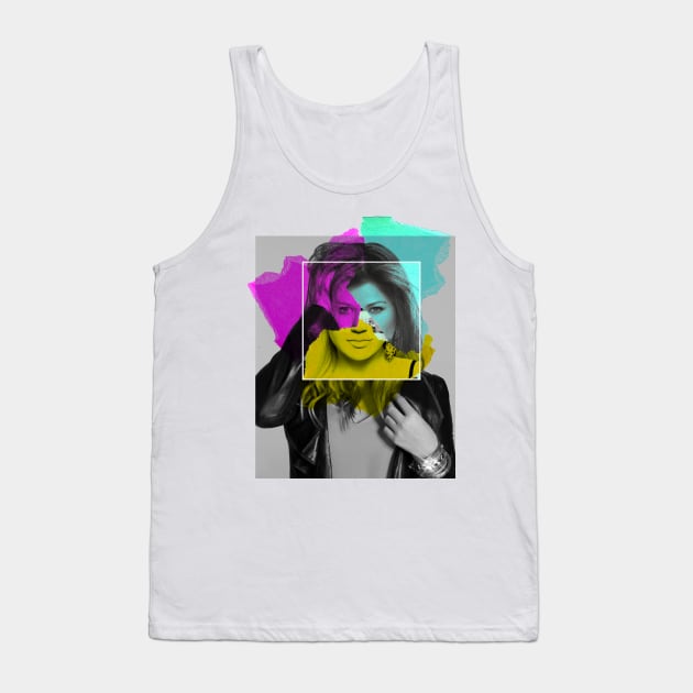 KC Face CMYK Tank Top by jefvr